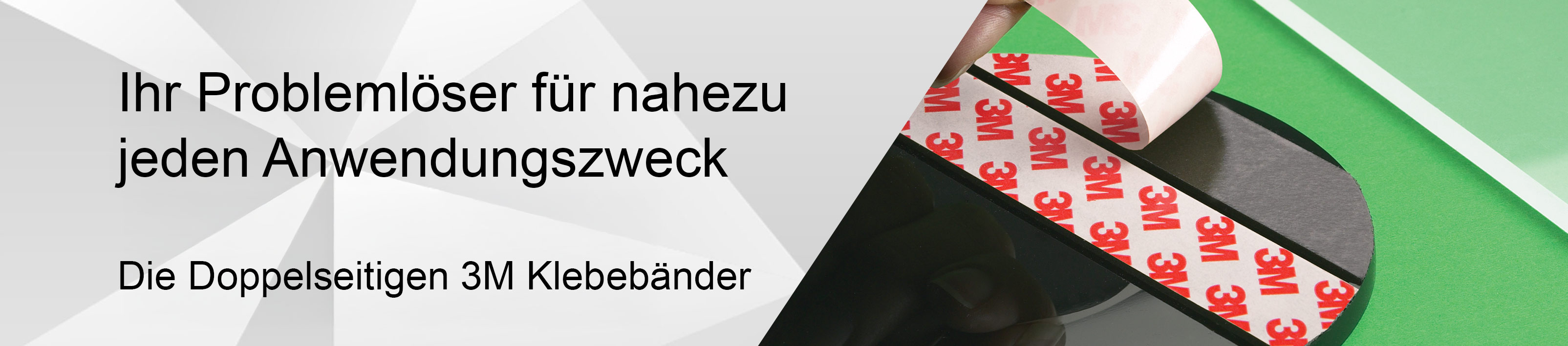 Die Doppelseitigen 3M™ Klebebänder der GPT-020 Serie.